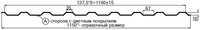 Фото: Профнастил МП20 х 1100 - A (ECOSTEEL-01-Сосна-0.5) в Чехове