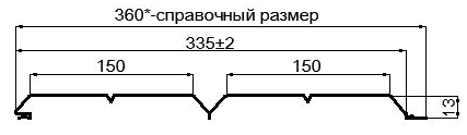 Фото: Сайдинг Lбрус-XL-Н-14х335 (ECOSTEEL-01-Сосна-0.5) в Чехове