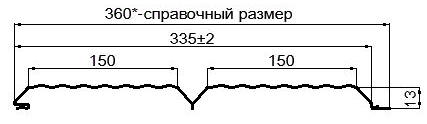 Фото: Сайдинг Lбрус-XL-В-14х335 NormanMP (ПЭ-01-1014-0.5) в Чехове