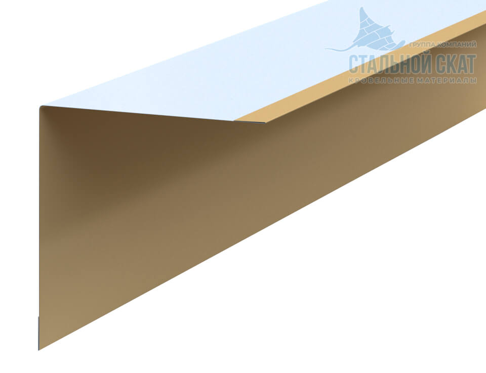 Планка угла внутреннего 75х75х3000 NormanMP (ПЭ-01-1014-0.5) в Чехове