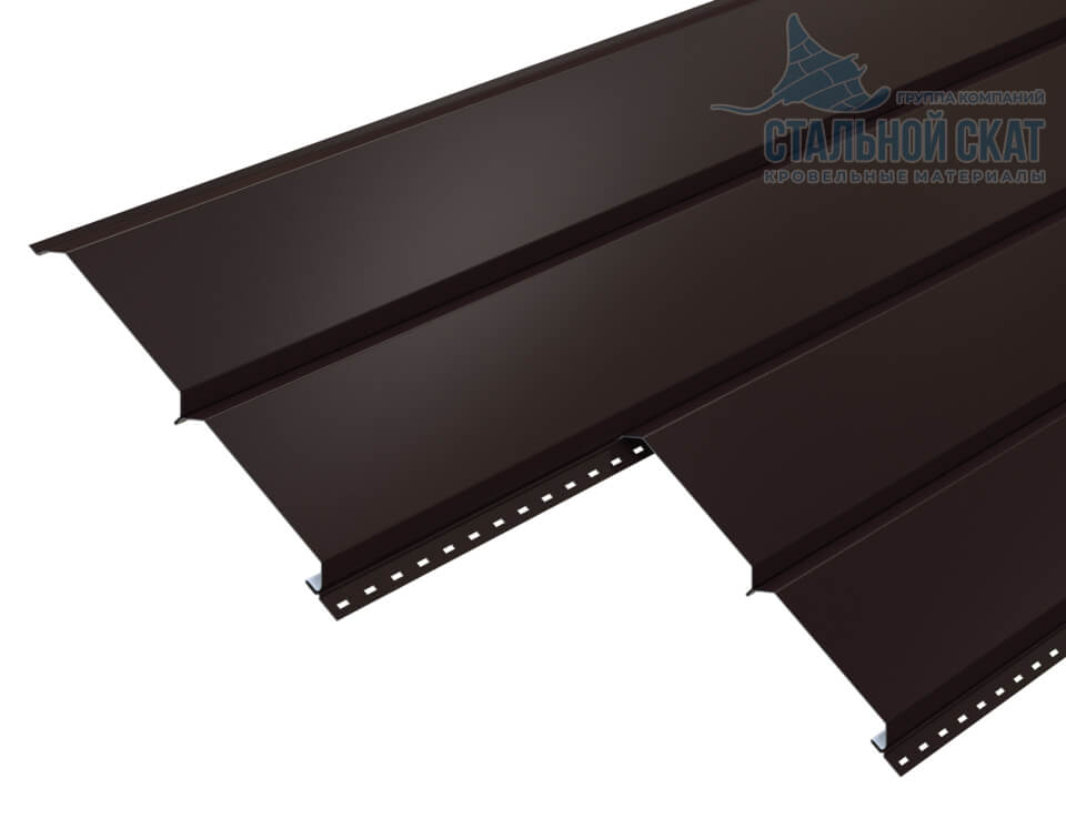 Сайдинг Lбрус-15х240 (VALORI-20-DarkBrown-0.5)