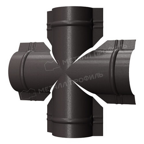 Четверник для круглого конька R110 NormanMP (ПЭ-01-RR32-0.5)