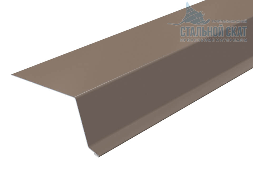 Планка капельник 79х55х2000 (VALORI-20-OxiBеige-0.5)