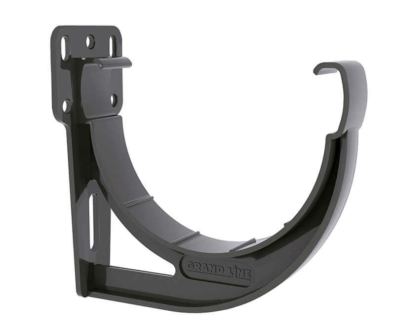 Кронштейн желоба slider Дизайн 135 ПВХ GL графит (RAL 7024)