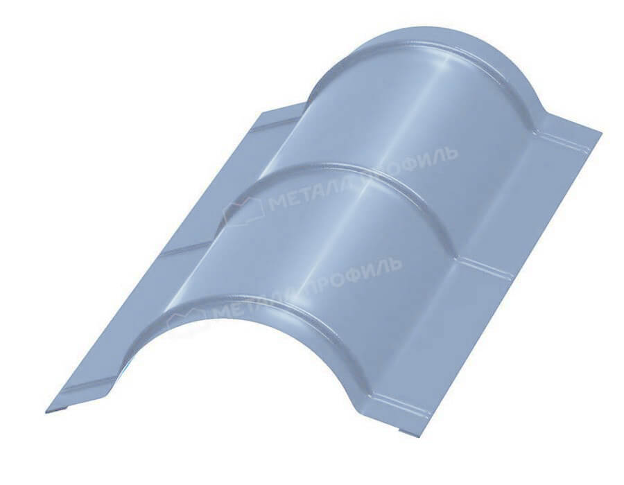 Планка конька круглого R110х2000 (PURMAN-20-Galmei-0.5)