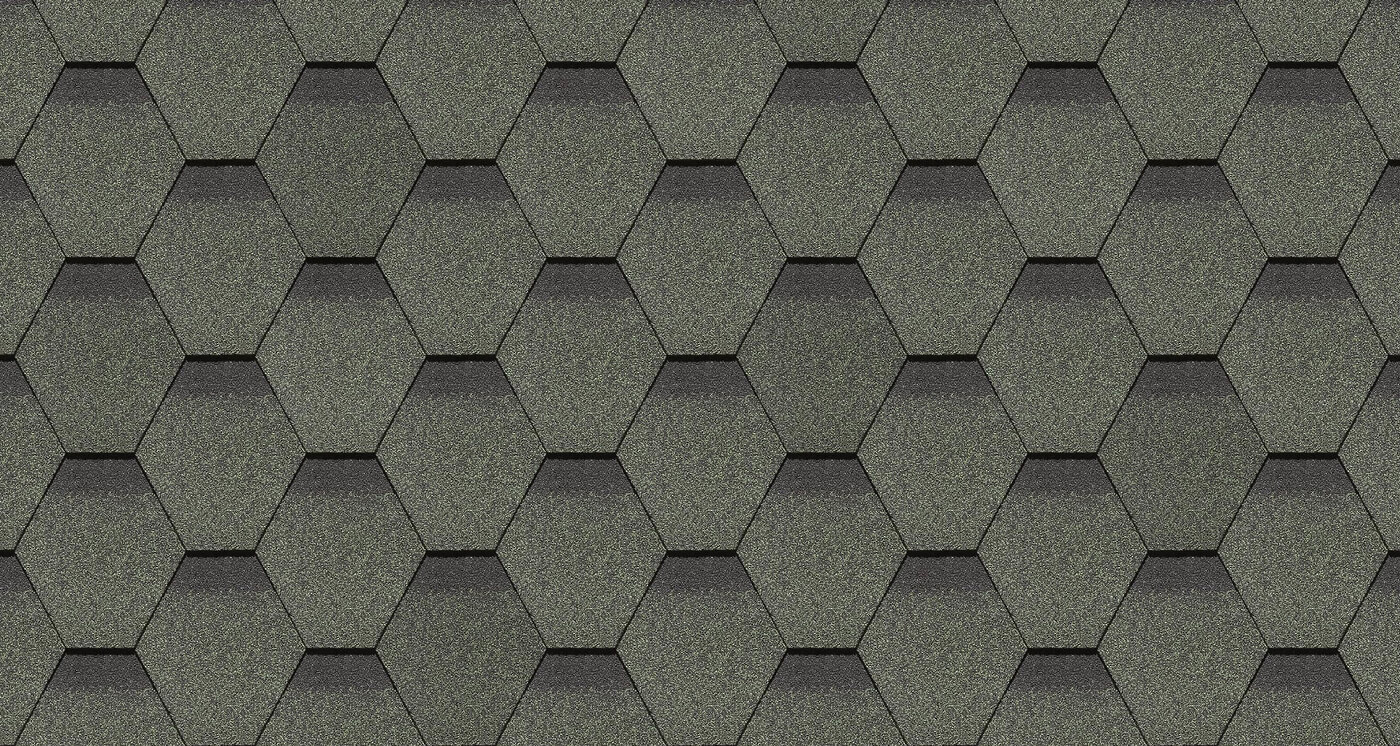 Черепица гибкая Döcke Pie Standart Сота зеленый