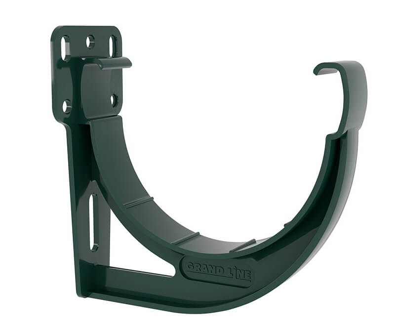 Кронштейн желоба slider Дизайн 135 ПВХ GL зелёный (RAL 6005)