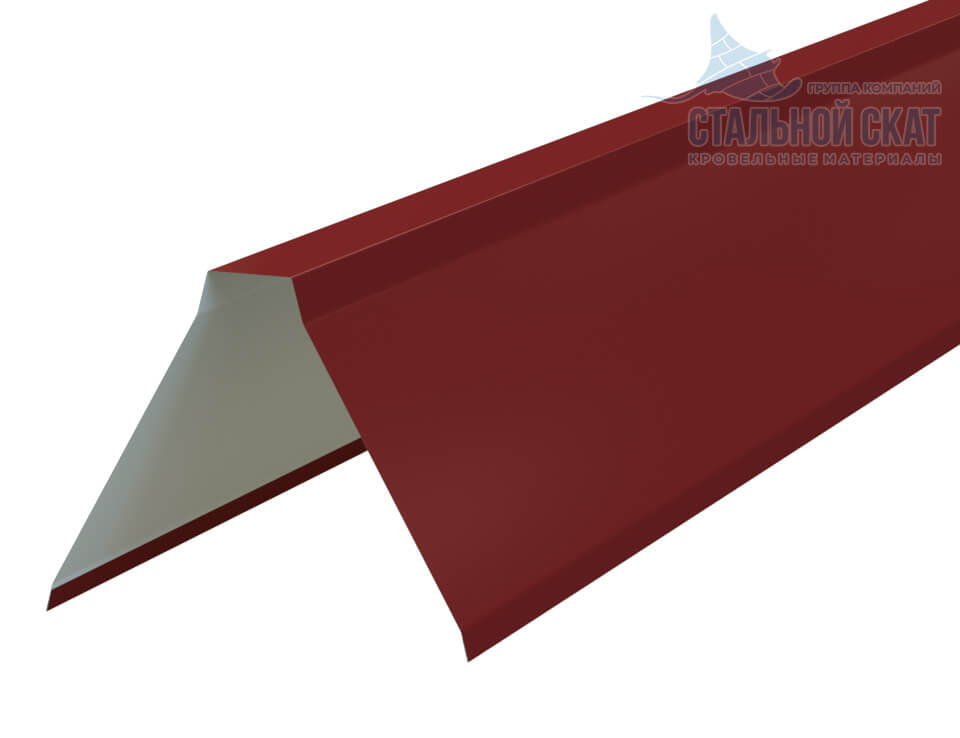 Планка конька плоского 155х155х2000 NormanMP (ПЭ-01-3011-0.5)
