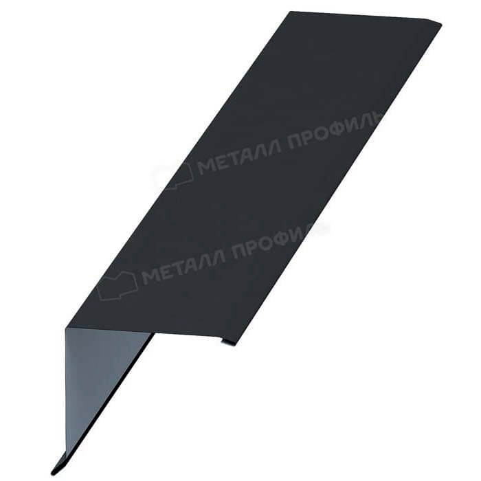 Планка торцевая 135х145х2000 (VALORI-20-DarkGrey-0.5)