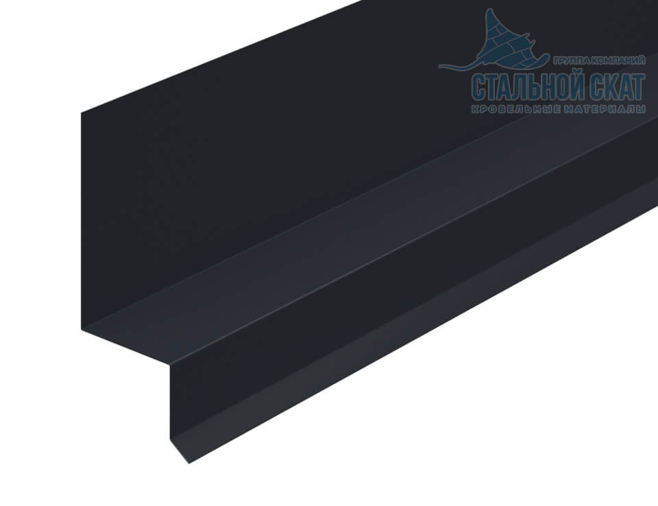 Планка отлива верхнего FASTCLICK 35х25х3000 (PureTech_Mat-20-7021-0.5)