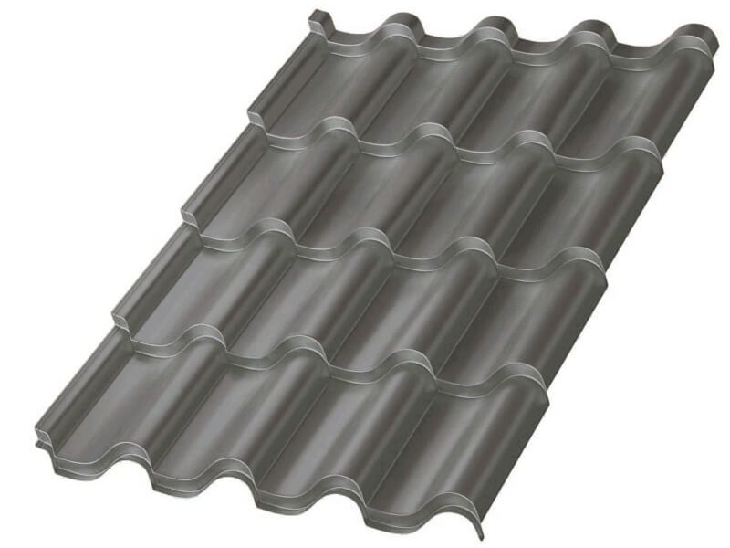 Металлочерепица МП Монтерроса-XL (PURETAN-20-RR23-0.5)