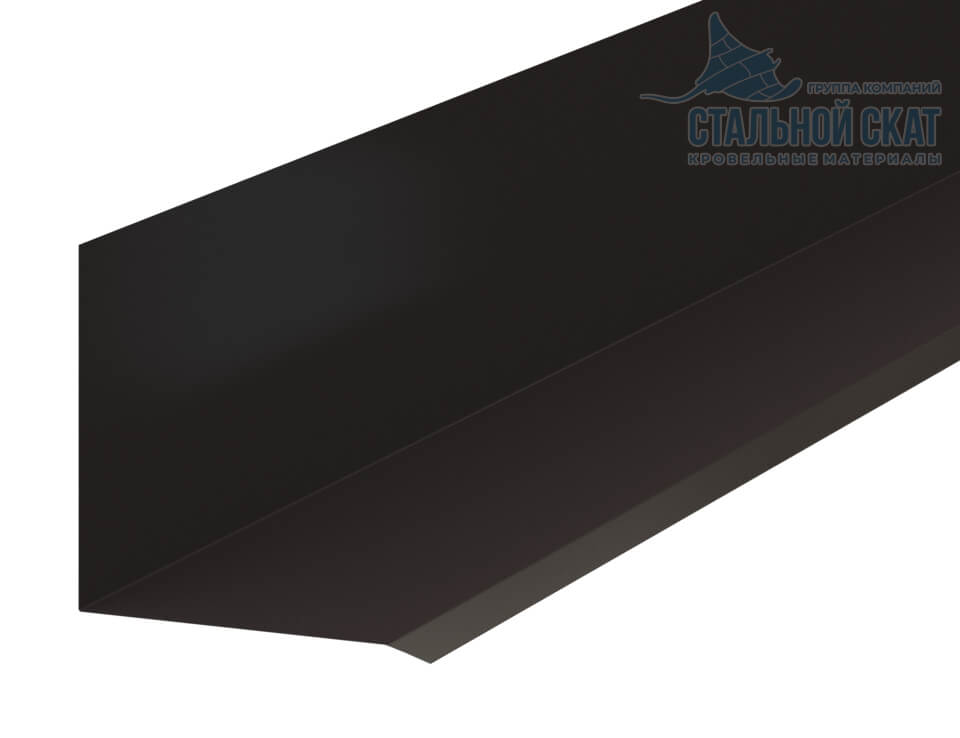 Планка примыкания верхняя к стене FASTCLICK 150х135х2000 NormanMP (ПЭ-01-RR32-0.5)